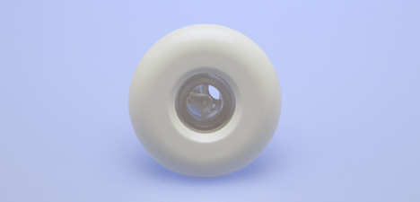 6cm Plain Whirly Classic Jet Face